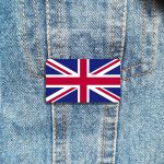 Bijou drapeau Royaume-Uni, symbole patriotique à porter