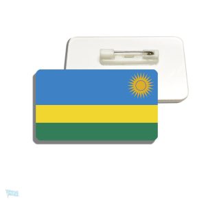 Accessoire mode drapeau Rwanda pour affichage personnel