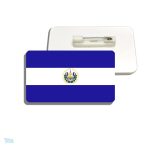 Broche drapeau Salvador, accessoire symbolique du pays