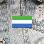 Bijou représentant le drapeau de la Sierra Leone