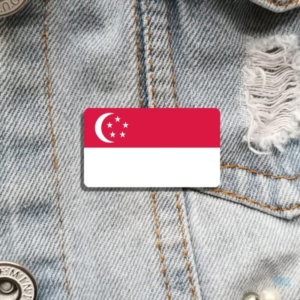 Bijou broche Singapour, symbole de fierté nationale