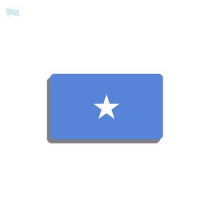 Broche drapeau Somalie en métal émaillé