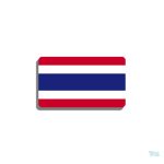 Broche drapeau Thaïlande, accessoire symbolique