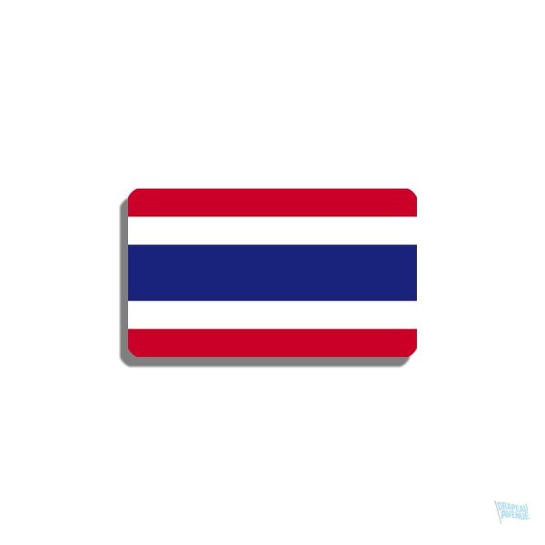 Broche drapeau Thaïlande, accessoire symbolique