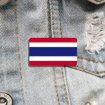 Bijou drapeau Thaïlande, parfait pour les passionnés de culture asiatique