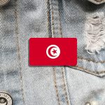 Bijou de costume représentant le drapeau tunisien