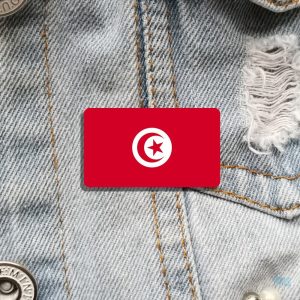 Bijou de costume représentant le drapeau tunisien