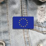 Accessoire mode drapeau Union Européenne pour affichage symbolique