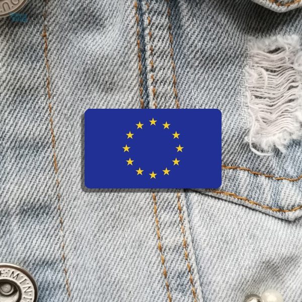 Accessoire mode drapeau Union Européenne pour affichage symbolique