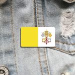 Accessoire drapeau Vatican pour un style unique et symbolique
