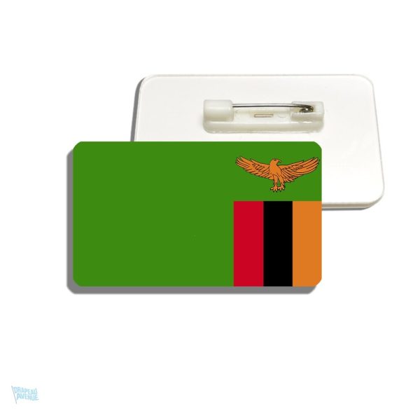Accessoire de mode représentant le drapeau de la Zambie