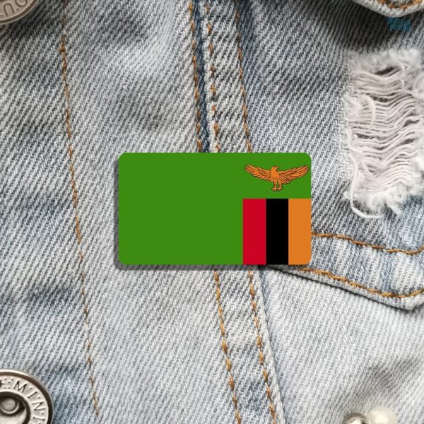 Bijou broche symbolisant l'identité zambienne