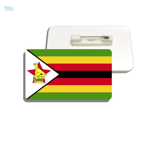 Accessoire représentant le drapeau du Zimbabwe