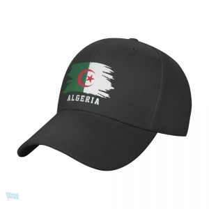 Casquette drapeau de l'Algérie, accessoire de soutien
