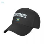 Casquette drapeau Bahamas, accessoire coloré pour fans des Bahamas