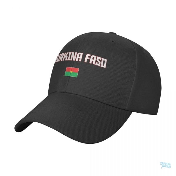 Casquette avec le drapeau du Burkina Faso