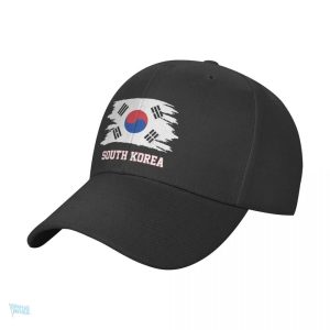 Casquette drapeau Corée du Sud avec design emblématique