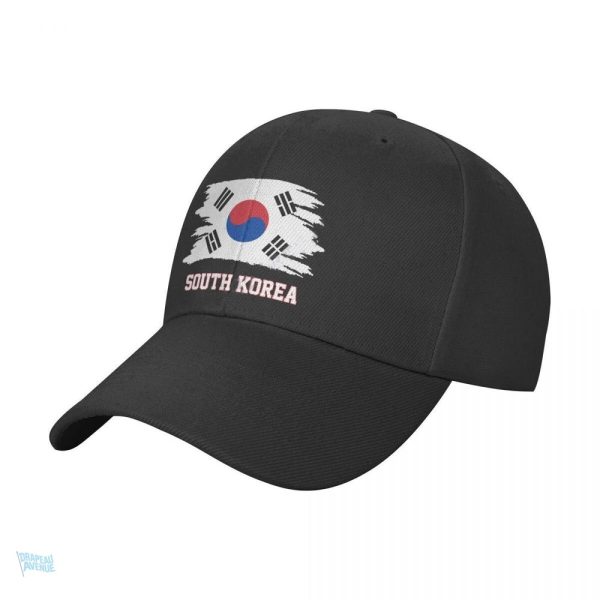 Casquette drapeau Corée du Sud avec design emblématique