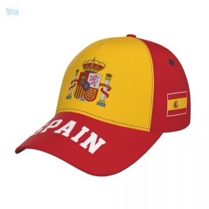 Casquette Espagne avec motif du drapeau national