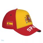 Casquette avec drapeau espagnol pour un look patriotique