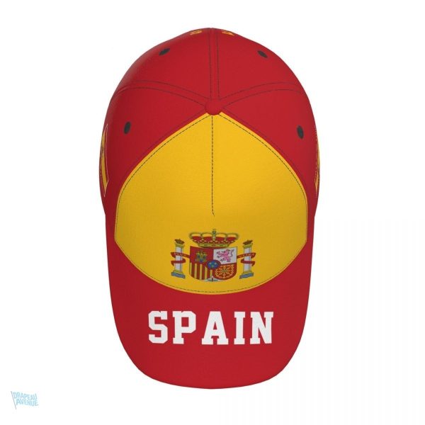 Accessoire mode : casquette aux couleurs de l'Espagne