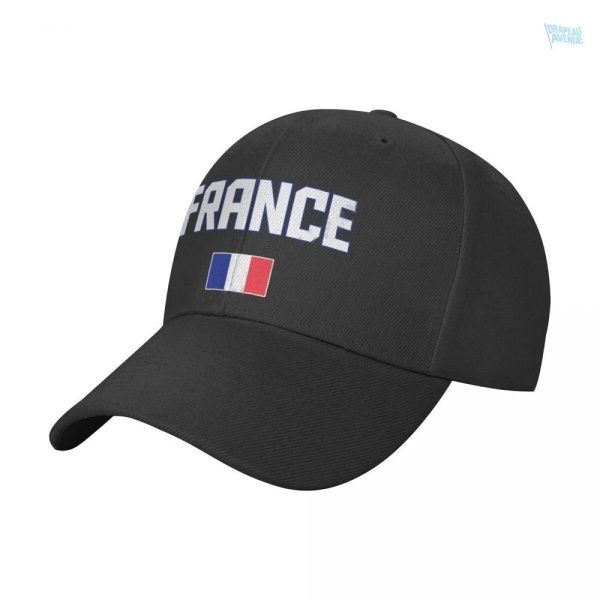 Casquette drapeau France, accessoire patriotique tendance