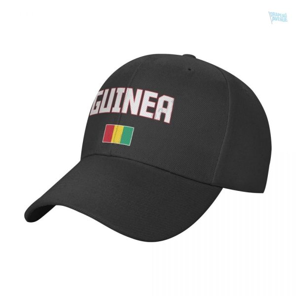 Casquette avec le drapeau de la Guinée