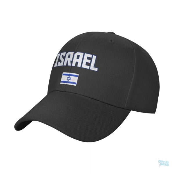 Casquette avec le drapeau d'Israël