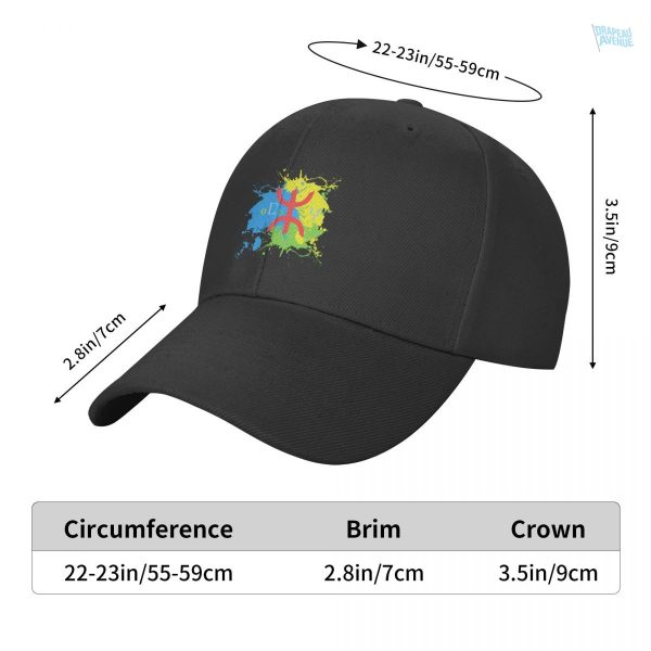 Casquette tendance avec le drapeau kabyle, choix original