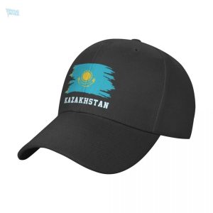 Casquette drapeau Kazakhstan au design distinctif et coloré