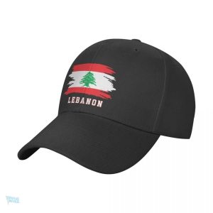 Casquette avec drapeau du Liban