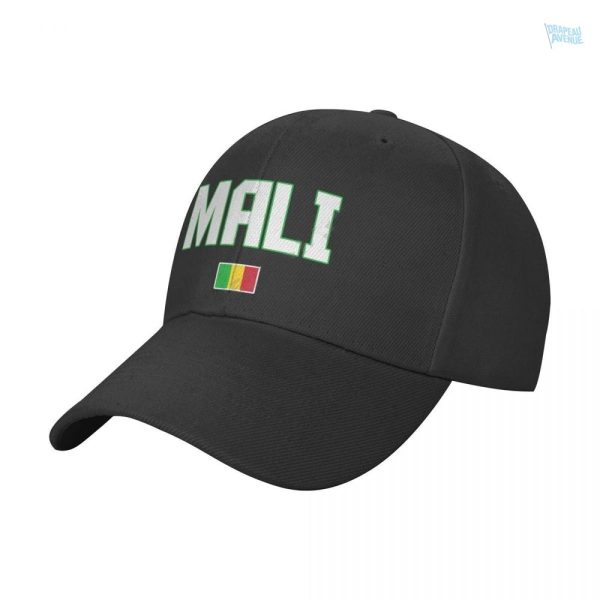 Casquette avec drapeau du Mali