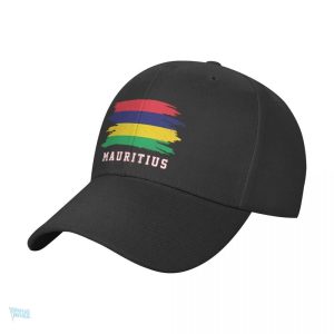 Casquette drapeau Maurice, accessoire coloré et stylé