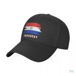 Casquette avec drapeau du Paraguay