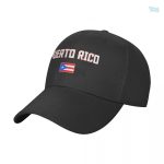 Casquette drapeau Porto Rico avec design emblématique