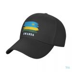 Casquette drapeau Rwanda avec couleurs nationales vibrantes