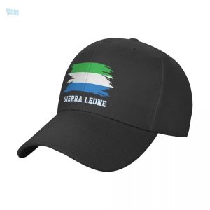 Casquette drapeau Sierra Leone, accessoire coloré et symbolique