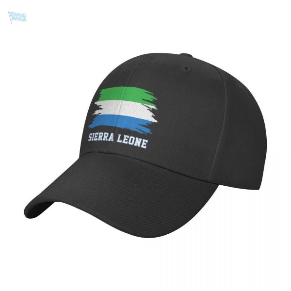 Casquette drapeau Sierra Leone, accessoire coloré et symbolique