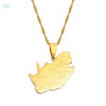 Collier Afrique du Sud en or élégant et stylé