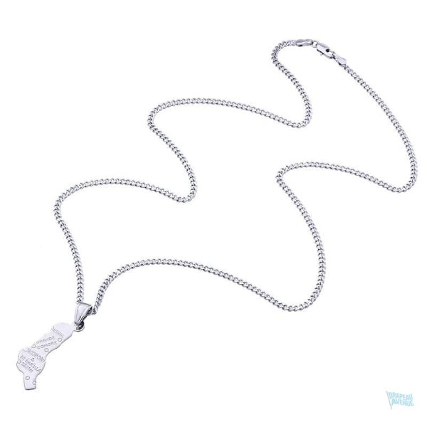 Accessoire élégant inspiré des Comores en couleur argent