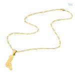Accessoire élégant avec motif de la carte des Comores