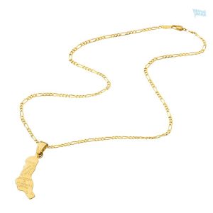 Accessoire élégant avec motif de la carte des Comores