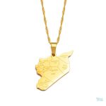 Collier Syrie en or, design élégant et symbolique