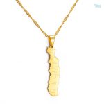 Collier Togo avec motif du drapeau national