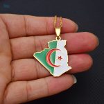 Bijou inspiré du drapeau Algérie, symbole patriotique