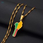 Accessoire patriotique inspiré du drapeau du Bénin