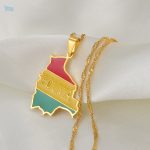 Bijou drapeau Bolivie en or pour afficher votre fierté