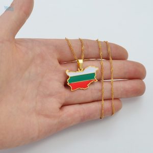 Accessoire symbole de la Bulgarie en collier élégant