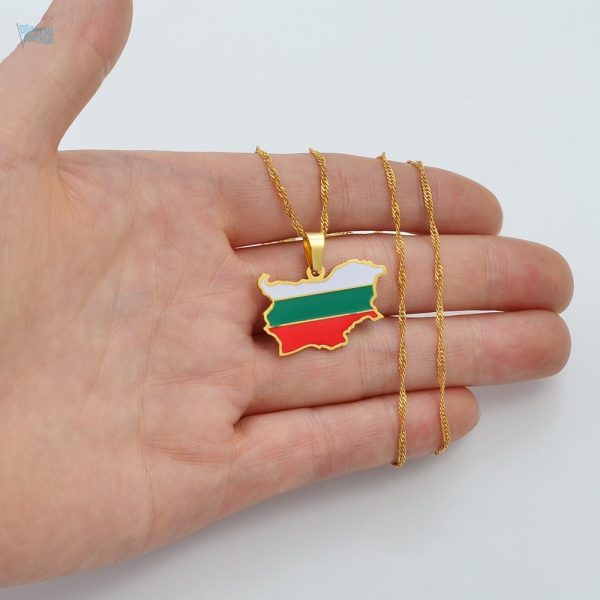 Accessoire symbole de la Bulgarie en collier élégant