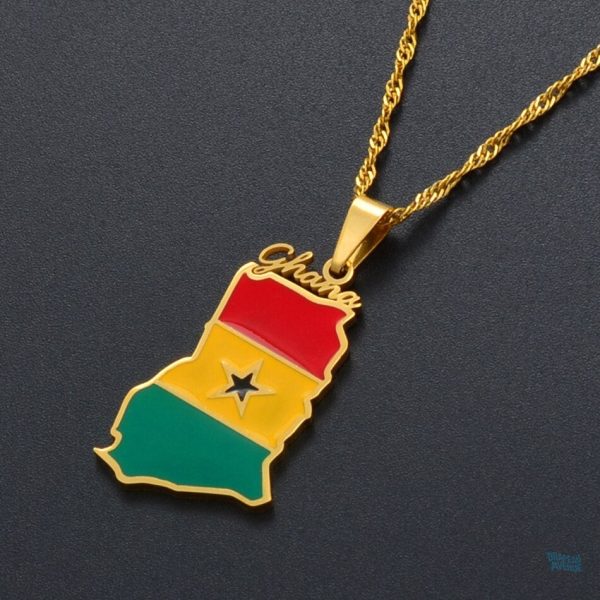 Bijou représentant le drapeau du Ghana, parfait pour les fans